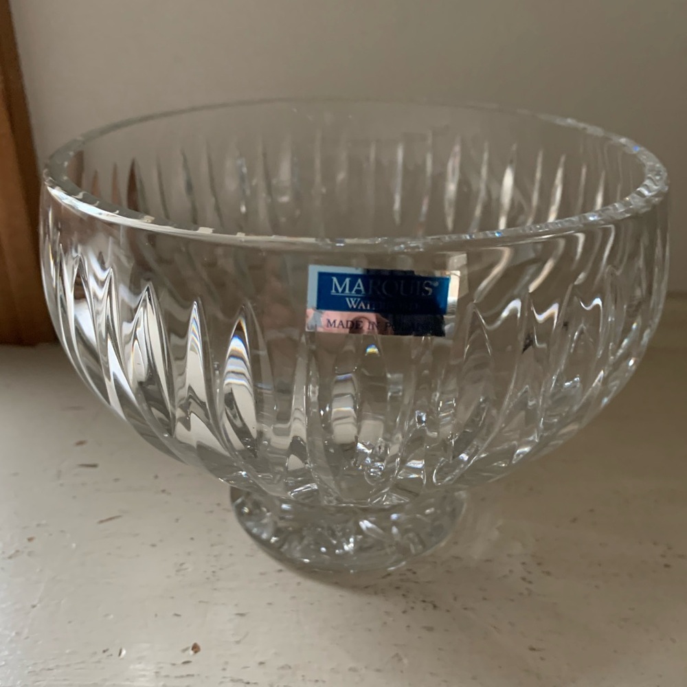 Waterford Marquis SHERIDAN PATTERN Centerpiece or Serving Bowl Made In Poland